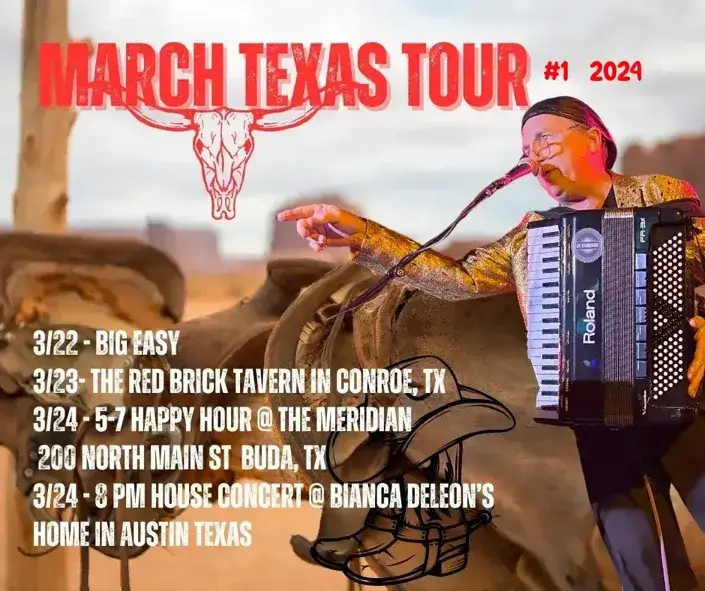 Doug Legacy March 2024 Texas Tour
